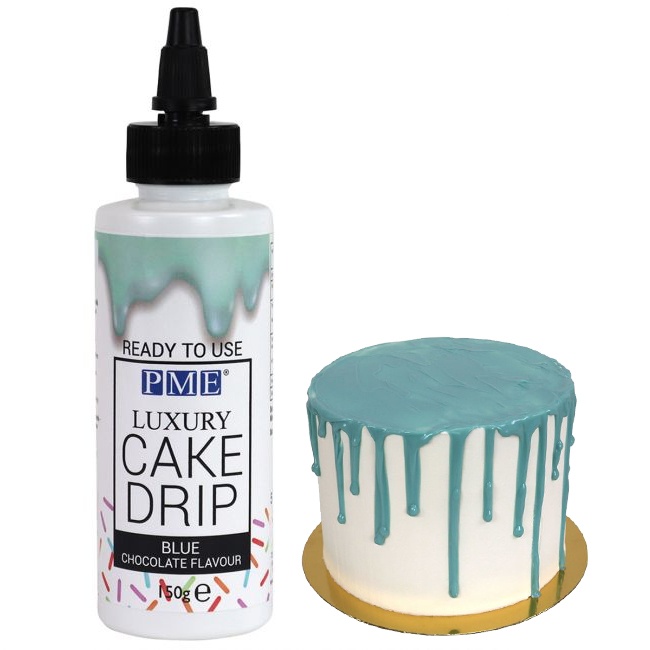 PME Cake Drip Blå choklad 129 kr Baby Showerbakning My Perfect Day