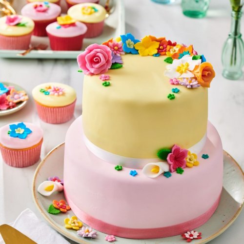 Enfärgad sugarpaste