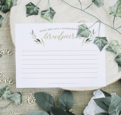 Wedding Wishes & Advice Cards