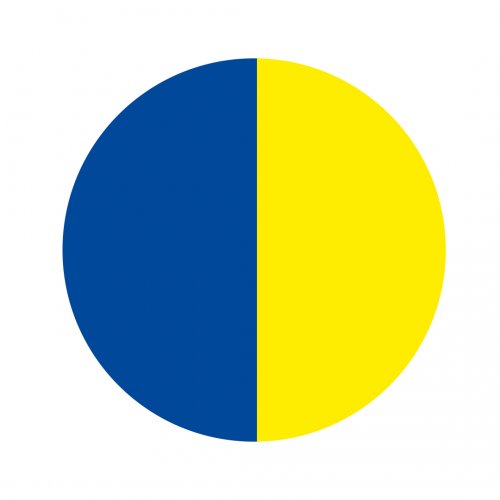 Blå/Gul