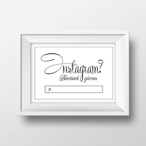 Instagramskyltar
