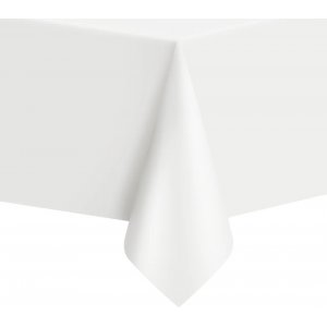 Bordsduk - Plast - Vit/Transparent - ca 1,4 x 2,7m Bordsduk - Plast - Vit/Transparent - ca 1,4 x 2,7m