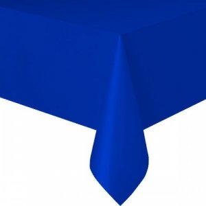Bordsduk - Plast - Blå - ca 1,4 x 2,7 m Bordsduk - Plast - Blå - ca 1,4 x 2,7 m