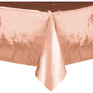 Bordsduk - Plast - Roséguld - ca 1,4 x 2,7 m Bordsduk - Plast - Roséguld - ca 1,4 x 2,7 m