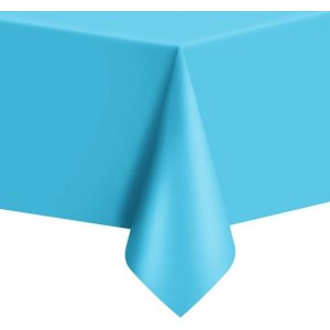 Bordsduk - Plast - Ljusblå - ca 1,4 x 2,7 m Bordsduk - Plast - Ljusblå - ca 1,4 x 2,7 m